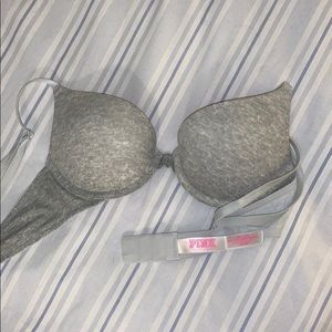 Pink push up bra